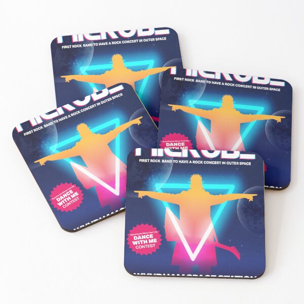 Item preview, Microbe- Space Rock Concert Poster designed and sold by Amire Designs.