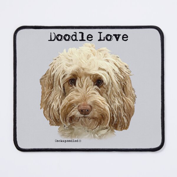Item preview, Golden Apricot Doodle Dog designed and sold by Happy Dog Doodles.
