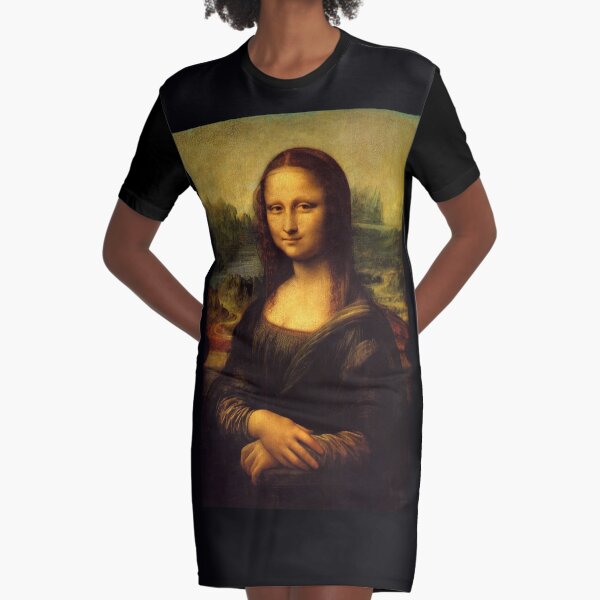 Mona Lisa Graphic T-Shirt Dress