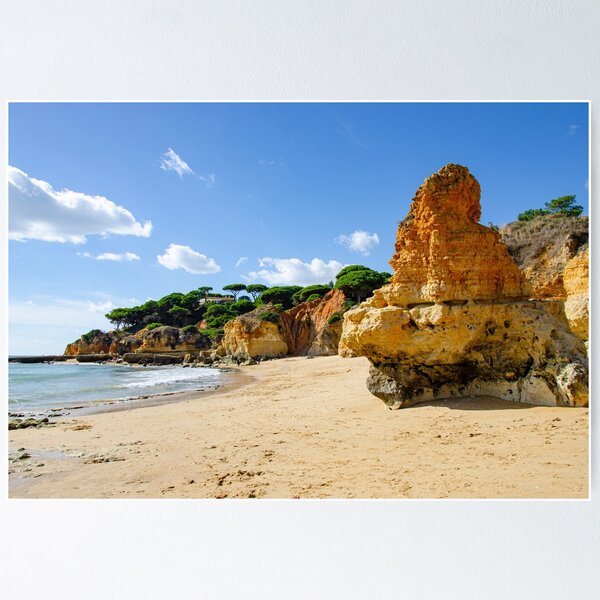 Olhos D'Agua Beach Algarve Poster