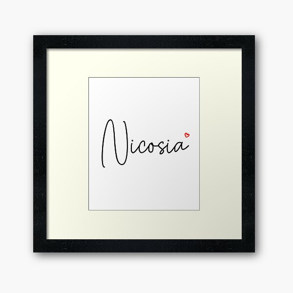Nicosia Framed Art Print