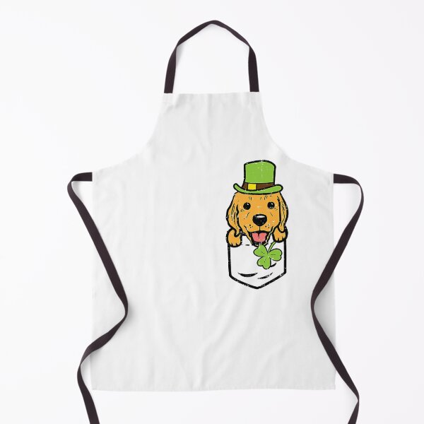 Item preview, Irish Pocket Golden Retriever Saint Paddys St Patricks Day designed and sold by MichealExan.