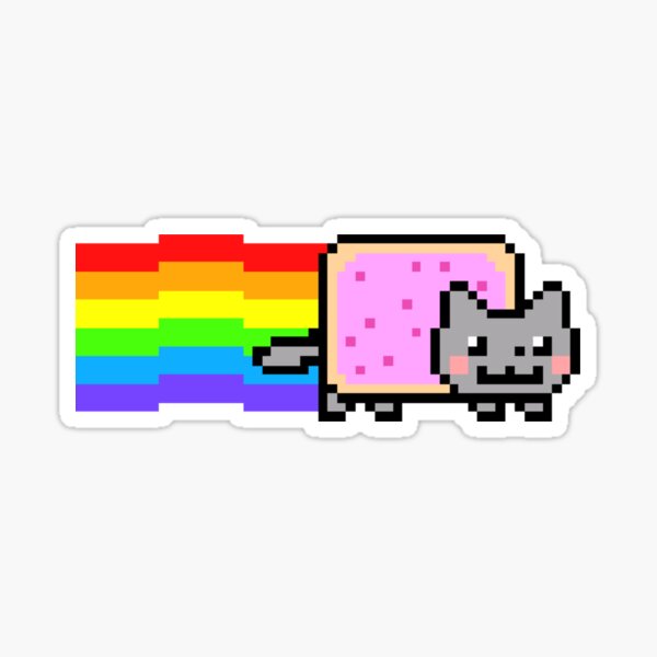 Vista previa del artículo con la obra «Gato arcoiris», diseñado y vendido por hinomaru17.