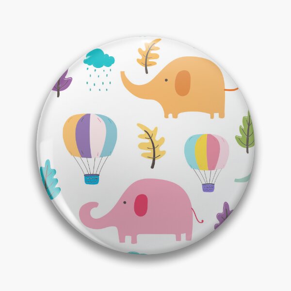 Item preview, Cute elephant pattern, cute baby elephants in pattern designed and sold by KlaraMacinka.