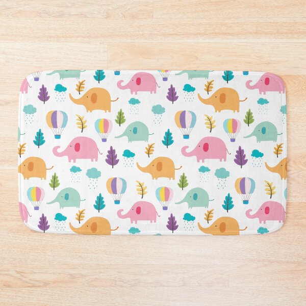 Item preview, Cute elephant pattern, cute baby elephants in pattern designed and sold by KlaraMacinka.