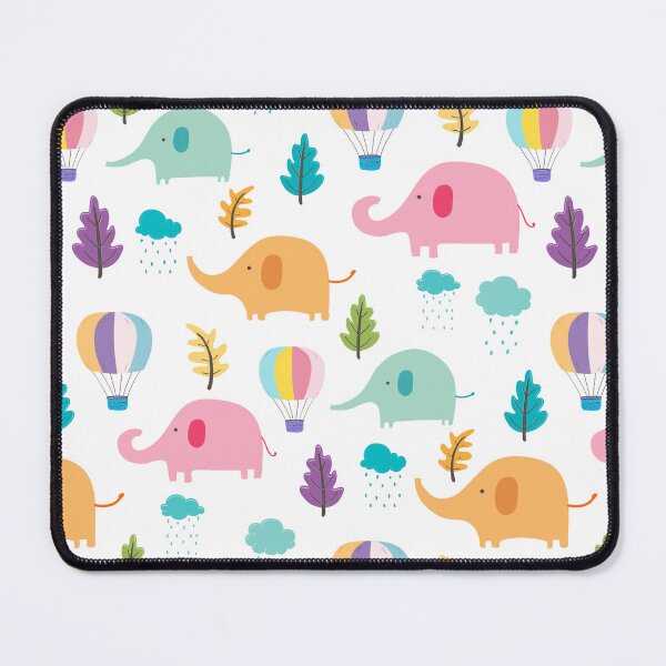Item preview, Cute elephant pattern, cute baby elephants in pattern designed and sold by KlaraMacinka.
