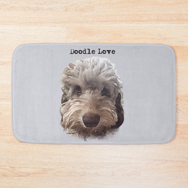 Item preview, Brown and White Doodle Dog  designed and sold by Happy Dog Doodles.