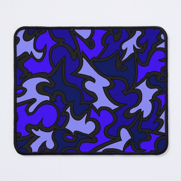 Item preview, Monochromatic blue [ black background ] designed and sold by AllWeronika-03.