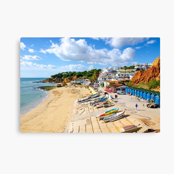 Olhos D'Agua Beach Algarve Canvas Print