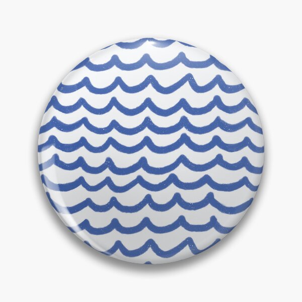 Item preview, Blue wave on white designed and sold by marthaseahorse.