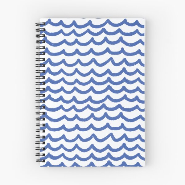 Item preview, Blue wave on white designed and sold by marthaseahorse.