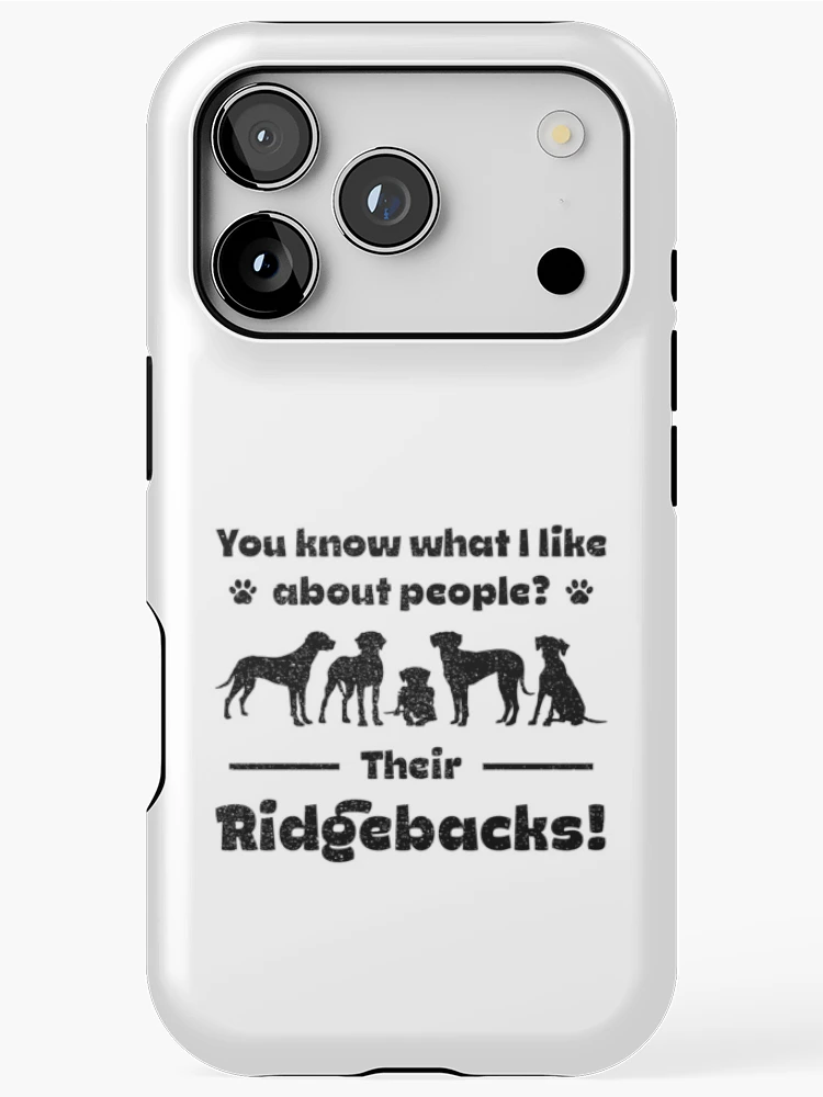 Thumbnail 1 of 4, iPhone Case, Professional Rhodesian Ridgeback Groomer designed and sold by More Cute Dogs.