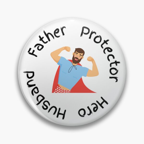 Item preview, Dad - Father, Protector, Hero, Husband designed and sold by hijackhippo.