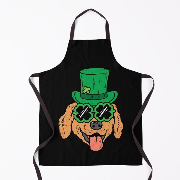 Item preview, Leprechaun Golden Retriever Clover St Patricks Day Dog Gift designed and sold by MichealExan.