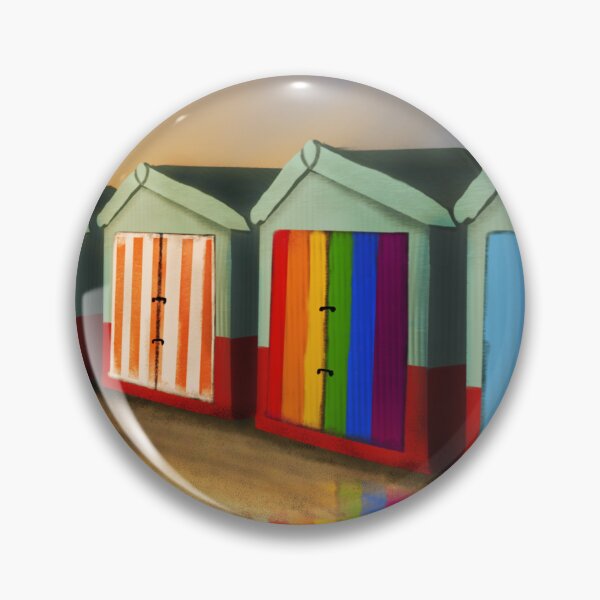 Item preview, Brighton & Hove Beach Huts designed and sold by SamPixelArtist.