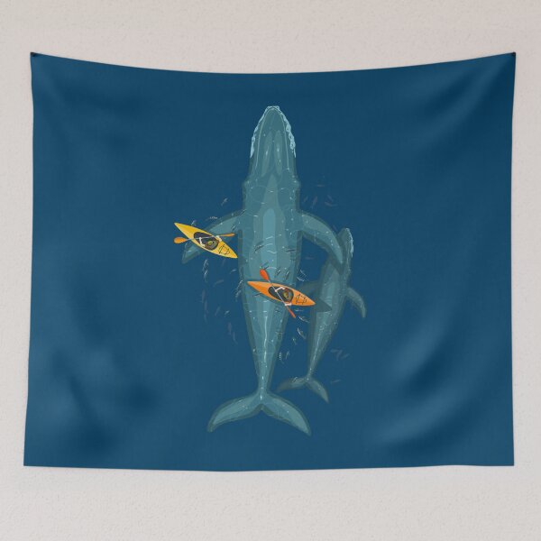Item preview, Canoes over family of whales designed and sold by albertocubatas.