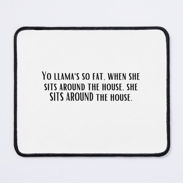 Item preview, Yo Mama Llama pun Jokes designed and sold by Pixelish.