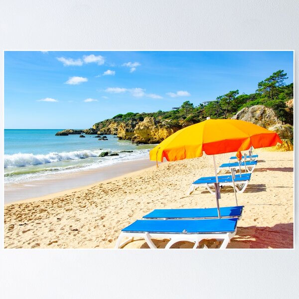Praia Da Oura Awaits Poster