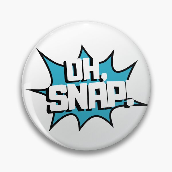 Item preview, Red Blue oh snap pop art sticker & shirt designed and sold by ougraz24.
