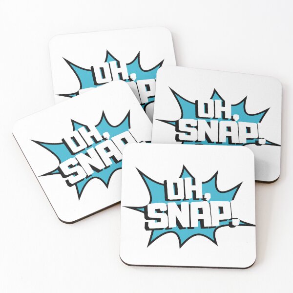 Item preview, Red Blue oh snap pop art sticker & shirt designed and sold by ougraz24.