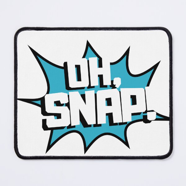 Item preview, Red Blue oh snap pop art sticker & shirt designed and sold by ougraz24.