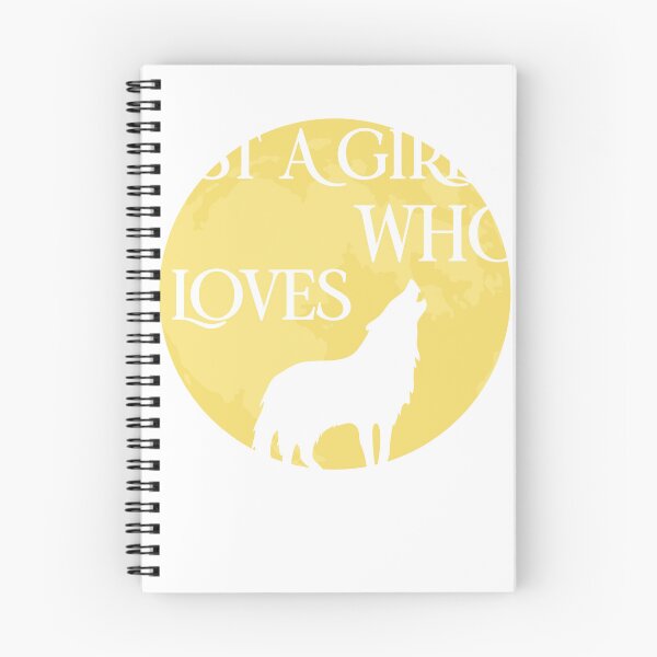 Item preview, Just a Girl Who Loves wolves Watercolor Cute wolf lover T-Shirt T-Shirt designed and sold by Get A Wear  Shop.