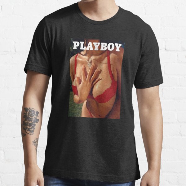 "Playboy Vintage Red Magazine" Tshirt by nicoosmie Redbubble