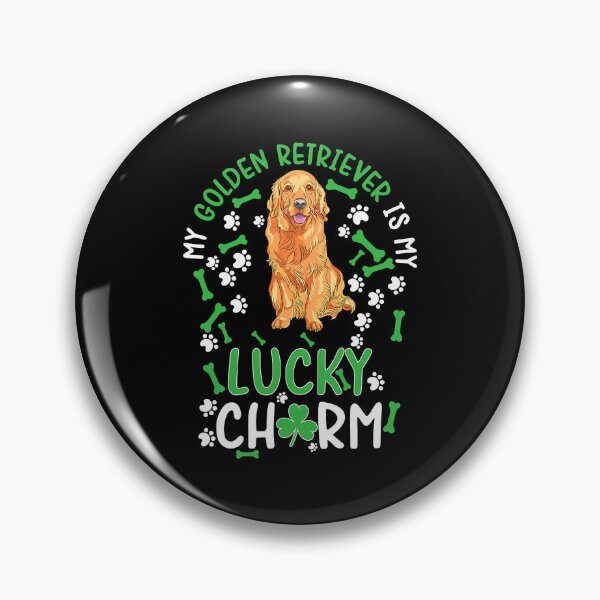 Item preview, My Golden Retriever Is My Lucky Charm Dog St Patricks Day designed and sold by MichealExan.