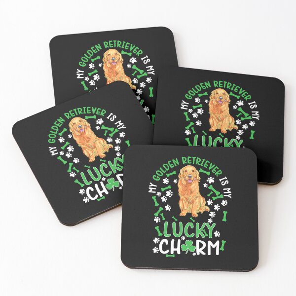 Item preview, My Golden Retriever Is My Lucky Charm Dog St Patricks Day designed and sold by MichealExan.