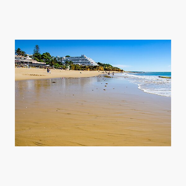 Winter In Praia Da Oura Photographic Print