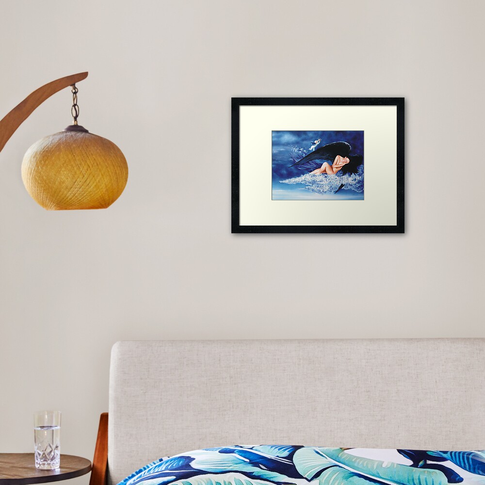 Night Always Fades Framed Art Print