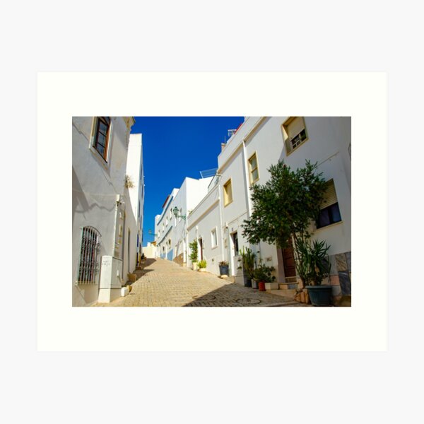 Albufeira Old Town Street Art Print