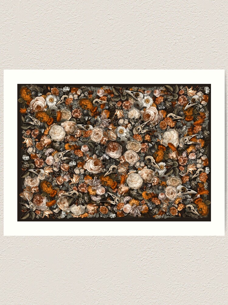 Alternate view of Baroque Macabre Art Print