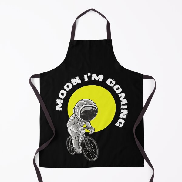 Item preview, moon I'm coming by bicycle designed and sold by Goliardika-Shop.