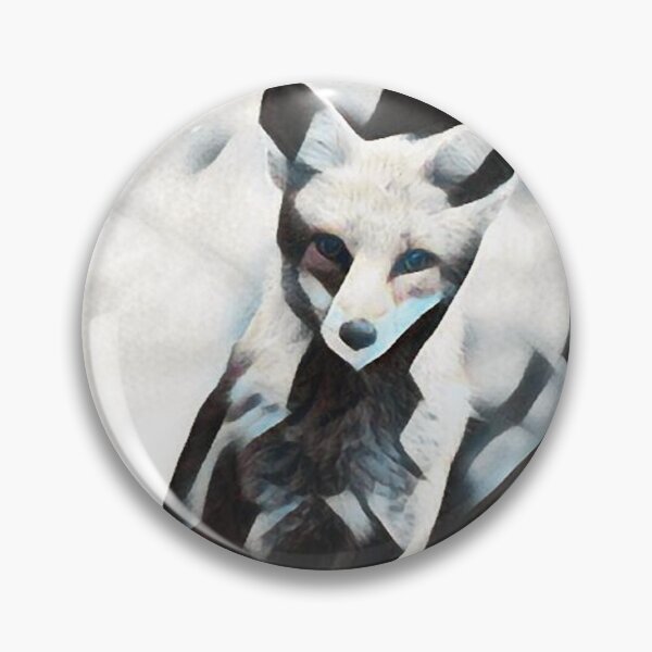 Item preview, Black and white fox art designed and sold by dineshshop1.