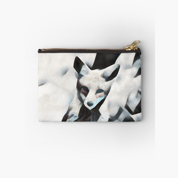 Item preview, Black and white fox art designed and sold by dineshshop1.