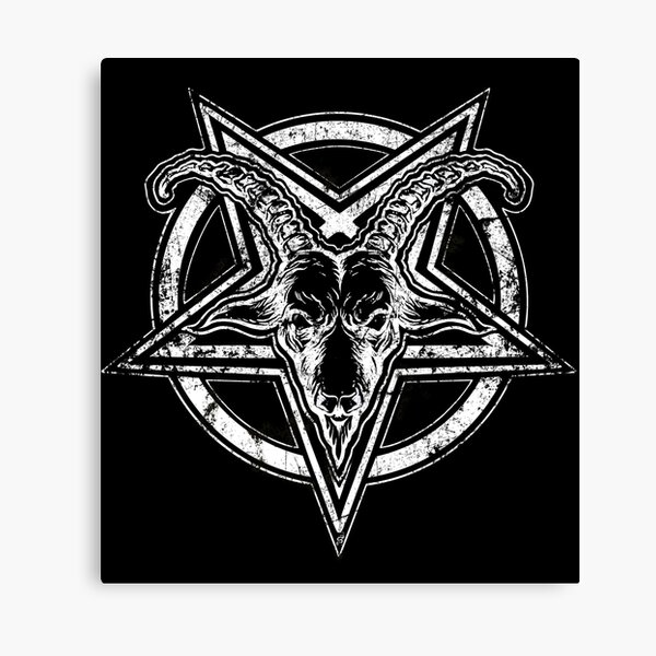 Artikel-Vorschau von Siegel des Baphomet, Leviatan, Ziegenkopf, Ziegenschädel, Pentagramm-Design, satanisches T-Shirt, okkulte Kunst, Symbole dunkler Magie, Hexerei, Black Philippe, Vintage-Hexe, designt und verkauft von SSINAMOON.