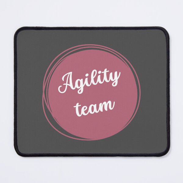 Artikelvorschau, Agility-Team in einem rosa Kreis entworfen und verkauft von PausePapote.