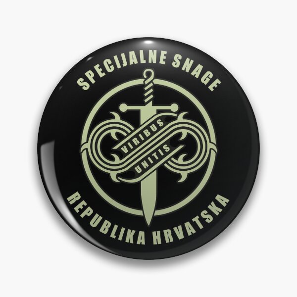 Item preview, Croatia Special Force Croatian Army Patch #2157 designed and sold by Rare-Militia.