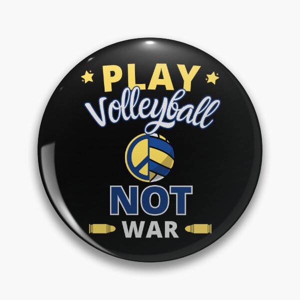 Item preview, volleyball player - play volleyball not war designed and sold by RomualdGR.