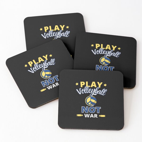 Item preview, volleyball player - play volleyball not war designed and sold by RomualdGR.