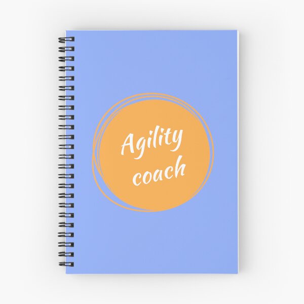 Item preview, Agility coach in an orange circle designed and sold by PausePapote.