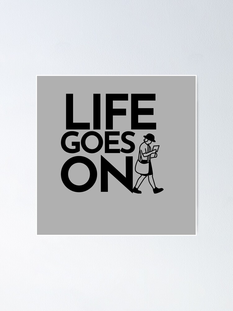 Life Goes On BTS Poster BTS Album Song Lyrics Print Kpop 