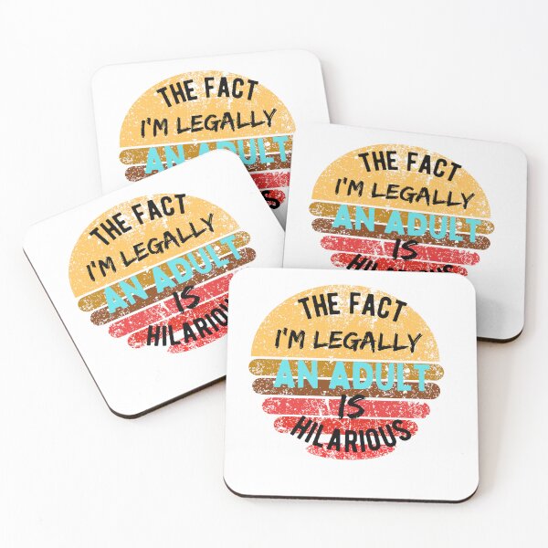 Item preview, The Fact I'm Legally An Adult Is Hilarious 18th Birthday designed and sold by Hab2.
