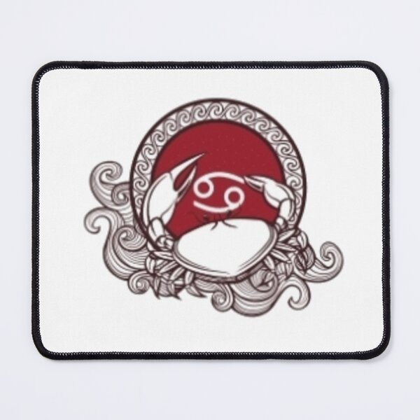 Item preview, White cancer crab designed and sold by Wavytarot.