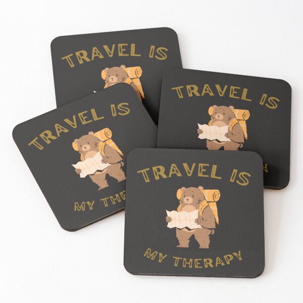 Item preview, Travel Is My Therapy, Funny Camping designed and sold by Nero9o.