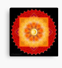 The Sacral Chakra Mandala Canvas Print