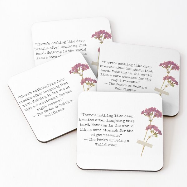 Item preview, Wallflower Quote designed and sold by WildeandCo.
