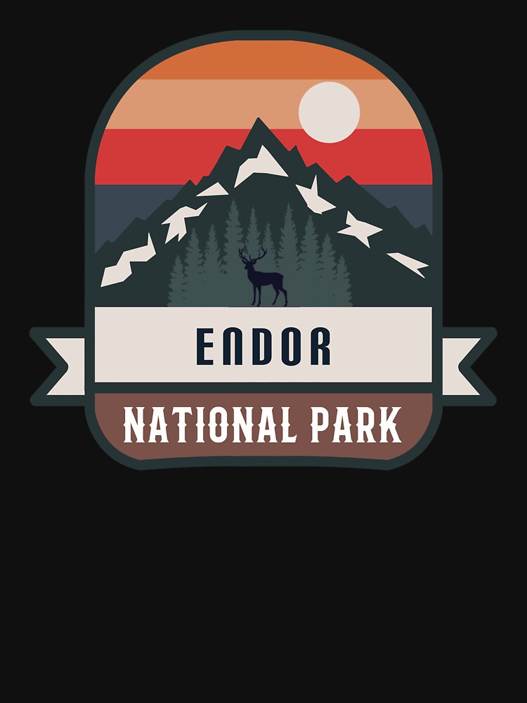 Imagen 7 de 7, Camiseta deportiva con la obra Parque Nacional Endor, diseñada y vendida por Road-tees.