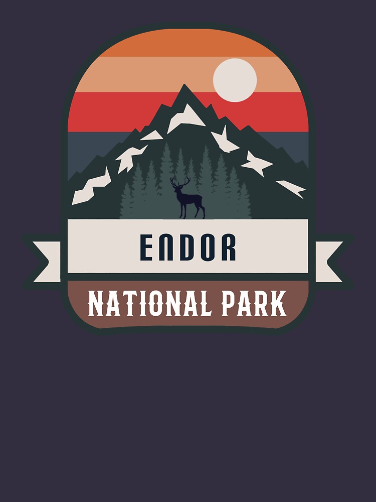 Imagen 5 de 5, Camiseta de manga larga con la obra Parque Nacional Endor, diseñada y vendida por Road-tees.